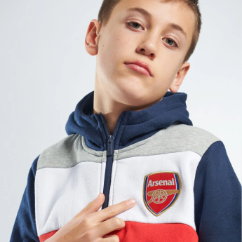 FC Arsenal dječja majica s kapuljačom Full Zip colour