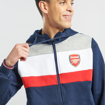 FC Arsenal muška majica s kapuljačom Full Zip colour