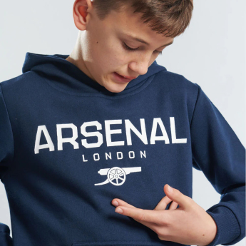 FC Arsenal dječja majica s kapuljačom Logo navy