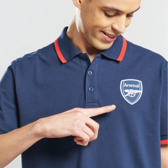 FC Arsenal muška polo majica Logo Tipped navy