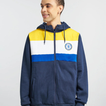 FC Chelsea muška majica s kapuljačom Full Zip colour