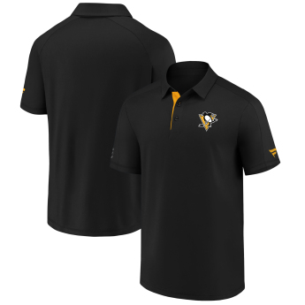 Pittsburgh Penguins muška polo majica Authentic Rinkside Performance black