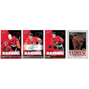 NHL boxovi NHL hokejske karte 2025-26 Upper Deck Chicago Blackhawks Centennial Box Set
