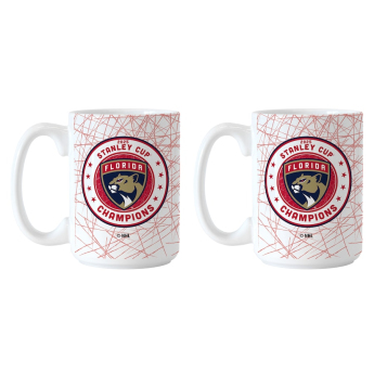 Florida Panthers set šalica 2025 Stanley Cup Champions Two-Pack 15oz. Wrap Sublimated