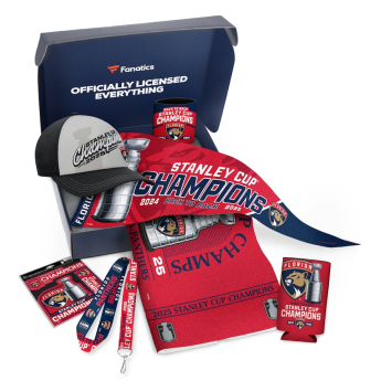 Florida Panthers poklon set 2025 Stanley Cup Champions Gift Box with Hat