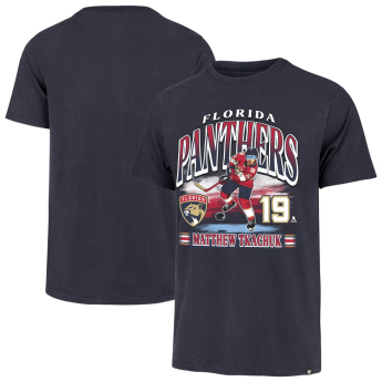 Florida Panthers muška majica Matthew Tkachuk #19 Franklin Player Name & Number blue