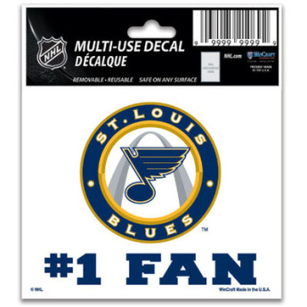 St. Louis Blues samolepka #1 Fan