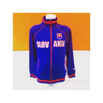 Hokejaške reprezentacije muška majica Slovakia Reebok Track Jacket navy