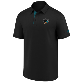 San Jose Sharks muška polo majica Authentic Rinkside Performance black