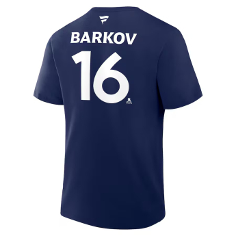Florida Panthers muška majica 2025 Stanley Cup Champions Name & Number Aleksander Barkov #16