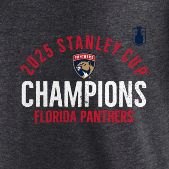 Florida Panthers muška majica 2025 Stanley Cup Champions Rush Tri-Blend Heather Charcoal