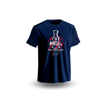 Florida Panthers dječja majica Vítek Vaněček #41 Stanley Cup Champion 2025 Blue
