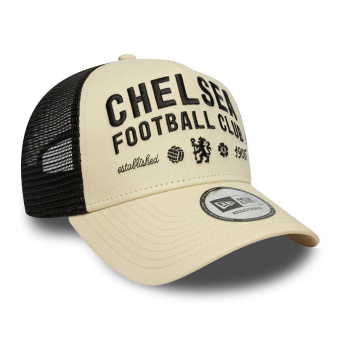 FC Chelsea kapa za bejzbol 9Forty Trucker Seasonal cream
