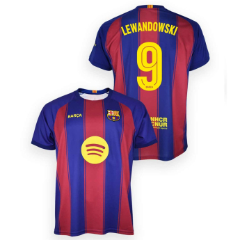 FC Barcelona nogometni dres replica 25/26 Home Lewandowski