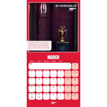 FC Arsenal kalendar Legends Square 2026
