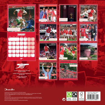 FC Arsenal kalendar Legends Square 2026