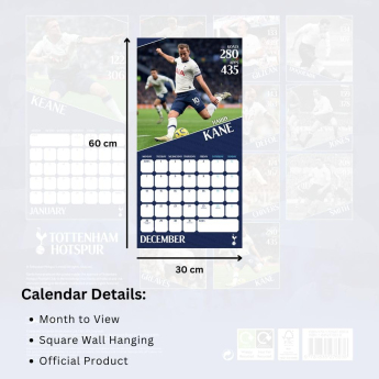 Tottenham Hotspur kalendar Legends Square 2026