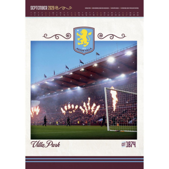 Aston Villa kalendar Deluxe 2026