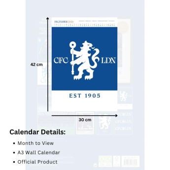 FC Chelsea kalendar Deluxe 2026