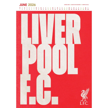 FC Liverpool kalendar Deluxe 2026