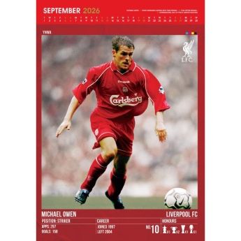 FC Liverpool kalendar Deluxe 2026