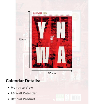 FC Liverpool kalendar Deluxe 2026