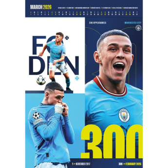 Manchester City kalendar Deluxe 2026