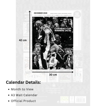 Newcastle United kalendar Deluxe 2026