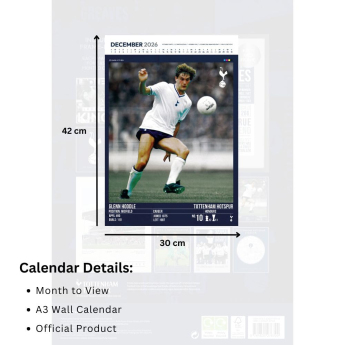Tottenham Hotspur kalendar Deluxe 2026