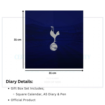 Tottenham Hotspur kalendar i planer Musical Gift Box 2026