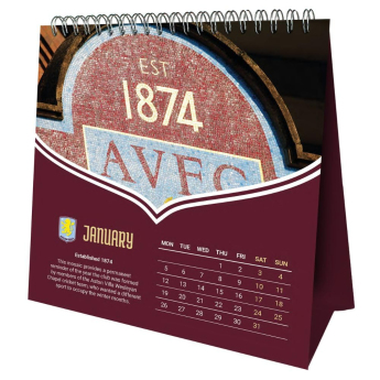 Aston Villa stolni kalendar 2026