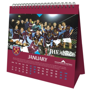 West Ham United stolni kalendar 2026