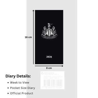 Newcastle United dnevnik Slim 2026