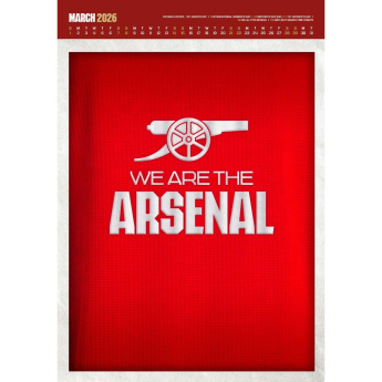 FC Arsenal kalendar Deluxe 2026