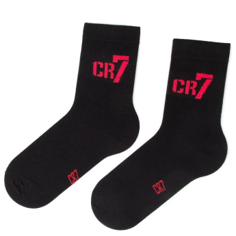 Cristiano Ronaldo dječje čarape 3pack CR7 black