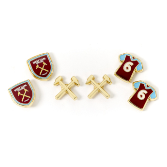 West Ham United set naušnica three unique designs