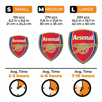 FC Arsenal drvene puzzle Crest 500 pcs