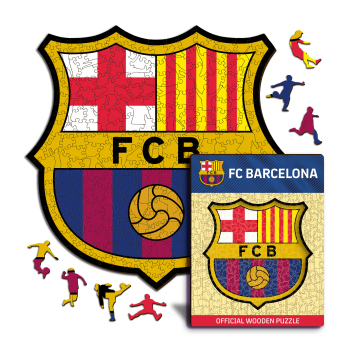 FC Barcelona drvene puzzle Crest 500 pcs