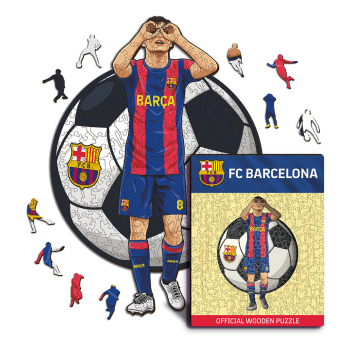 FC Barcelona drvene puzzle Pedri 500 pcs