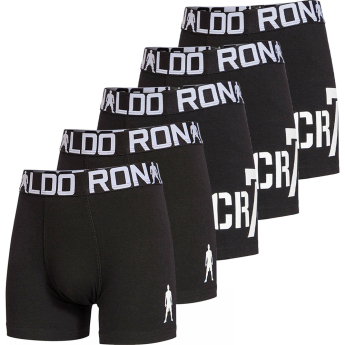 Cristiano Ronaldo dječje bokserice 5pack CR7 Fullblack
