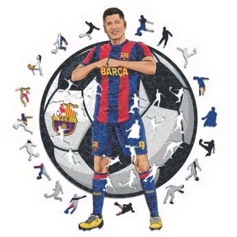 FC Barcelona drvene puzzle Lewandowski 270 pcs