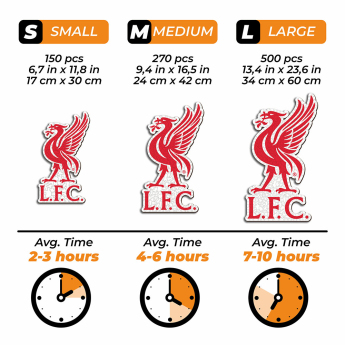 FC Liverpool drvene puzzle Liver Bird 270 pcs