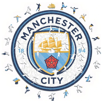 Manchester City drvene puzzle Crest 270 pcs