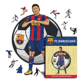 FC Barcelona drvene puzzle Lewandowski 150 pcs