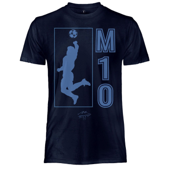 Nogometne reprezentacije muška majica Argentina Diego Maradona Siluete navy