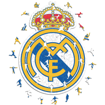 Real Madrid drvene puzzle Crest 500 pcs