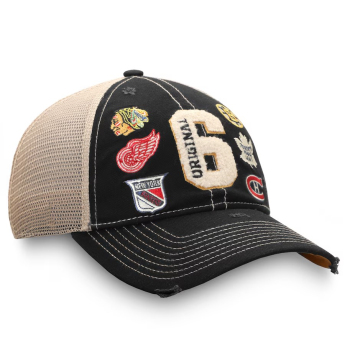 NHL proizvodi kapa za bejzbol Original 6 Refresh Trucker Snapback Hat - Black