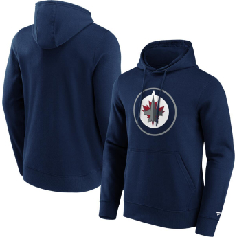 Winnipeg Jets muška majica s kapuljačom Primary Logo Graphic navy