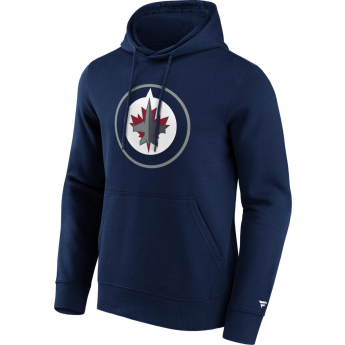 Winnipeg Jets muška majica s kapuljačom Primary Logo Graphic navy