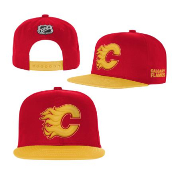 Calgary Flames dječja flat šilterica Essentials Flatbrim Snapback